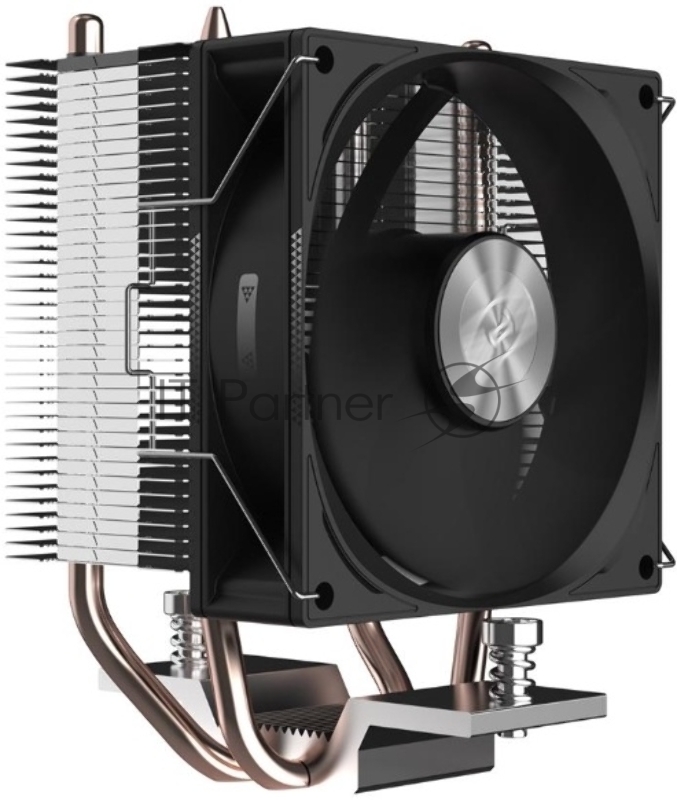 Кулер для процессора PCCooler R200 S115X/1200/1700/AM4/AM5 (TDP 110W, 90мм Non LED Fan, 2 тепловые трубки 6мм, 2200RPM, 28,3dBa)