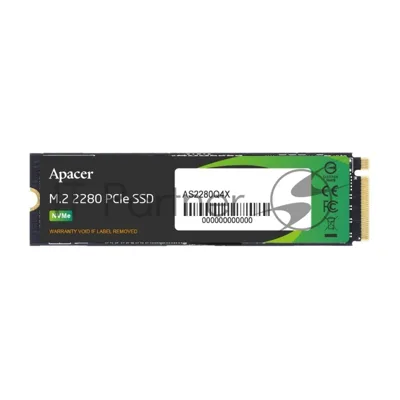 Накопитель SSD Apacer 2Tb, PCIe 4.0 x4, M.2 2280, NVMe, R/W 5000/4400, с радиатором
