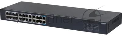 Коммутатор Dahua DH-SG1024, 24×1 Гбит/с, неуправляемый