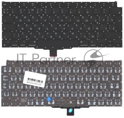Клавиатура для ноутбука Apple MacBook Air 13 Retina M1 A2337 Late 2020 большой Enter черная