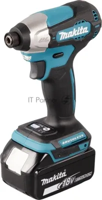 Дрель-шуруповерт Makita DTD157RTJ, 18 В, 5 Ач, 140 Нм, бесщеточный, ударный