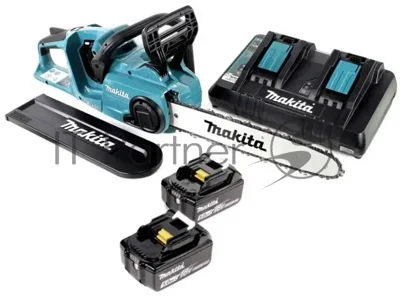 Электрическая цепная пила Makita DUC353PT2 дл.шины:14" (35cm) 5Ач ЗУ