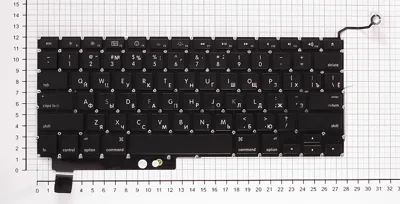 Клавиатура для ноутбука MacBook A1286 с SD плоский ENTER