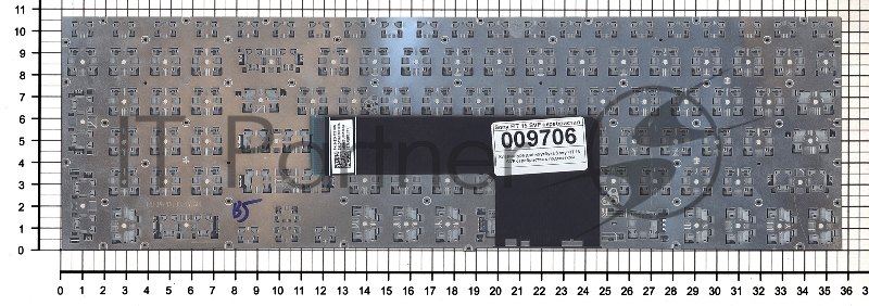 Клавиатура для ноутбука Sony FIT 15 SVF15 серебристая с подсветкой