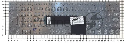 Клавиатура для ноутбука Sony FIT 15 SVF15 серебристая с подсветкой