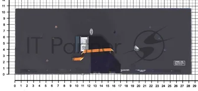 Клавиатура для ноутбука Sony SVF14N FIT серебристая с подсветкой