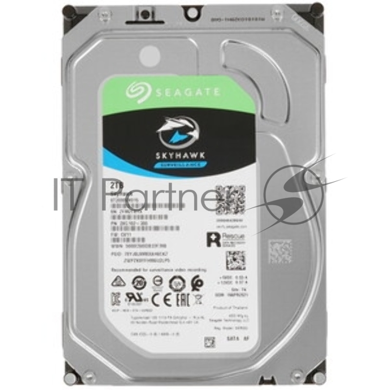 Жесткий диск HDD Seagate SkyHawk 2Tb 5400rpm SATA 256Mb 3.5"