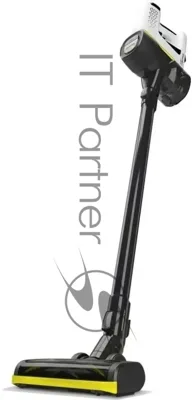 Пылесос вертикальный Karcher VC 4 черный/белый, питание от аккумулятора, 140 Вт, уборка сухая, пылесборник 0.65 л, работа от АКБ max - 30 мин