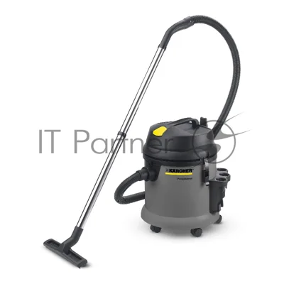 Строительный пылесос Karcher NT 27/1 серый, 1380 Вт, уборка сухая/сбор воды, пылесборник мешок/контейнер, 27 л