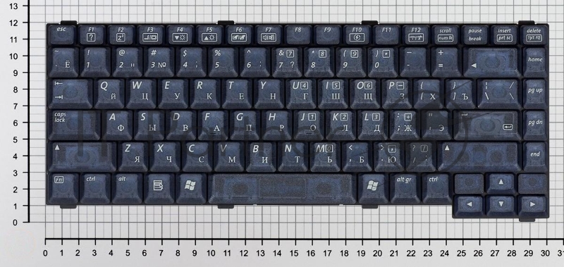 Клавиатура для ноутбука Toshiba Satellite M18 M19 M21 черная