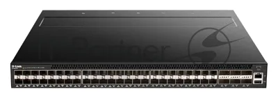 Коммутатор D-Link DXS-5000-54S/A1ASI, 48×10 Гбит/с SFP+ + 6×40 Гбит/с QSFP+, управляемый