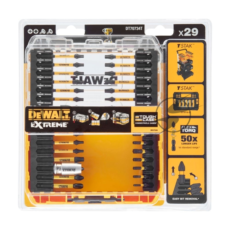 Набор бит DeWalt DT70734T-QZ (29пред.) для шуруповертов