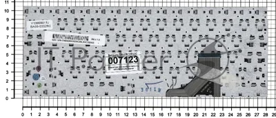 Клавиатура для ноутбука Samsung 530U3B 530U3C, черная