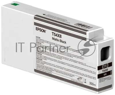 Картридж струйный Epson C13T54X800 Matte черный Ink (350 мл) для SureColor SC-P6000, SC-P7000, SC-P7000V, SC-P8000, SC-P9000, SC-P9000V