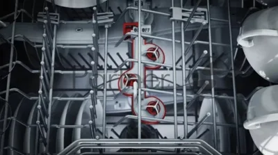 Встраиваемая посудомоечная машина Bosch SMV6ECX08E, серебристый, 59.8 см, 14 компл., 42 дБ, класс G
