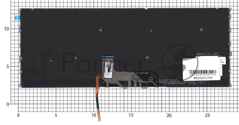 Клавиатура для ноутбука Lenovo Yoga Slim 9-14ITL05, черная