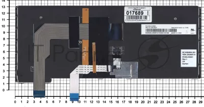 Клавиатура для ноутбука Lenovo Yoga S3-14, Yoga 460, черная с подсветкой