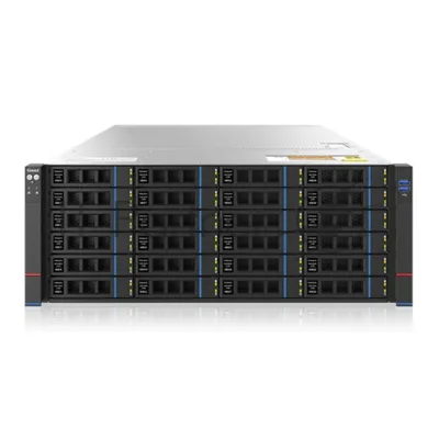 Серверная платформа Gooxi SR401-D24RE-G2 AMD Genoa 4U Expander Backplane 24 2.5/3.5 SAS/SATA Hard Drive Bay Server Barebone + 800W CRPS modules + standard rail kit