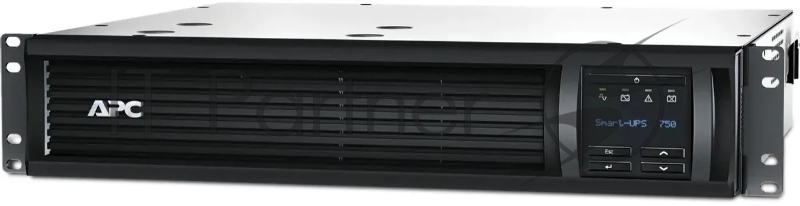 Источник бесперебойного питания APC Smart-UPS SMT750RMI2UC/750ВА/500Вт/4xIEC 320 C13 (компьютерный)