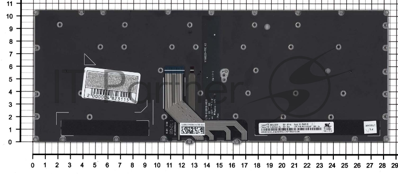 Клавиатура для ноутбука Lenovo 920-13IKB черная с подсветкой