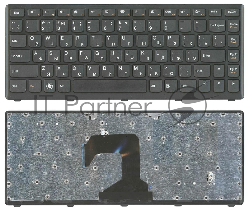 Клавиатура для ноутбука Lenovo IdeaPad S300 S400 S405 черная