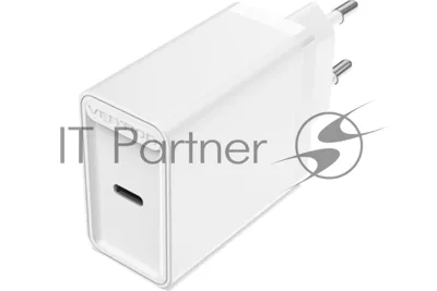 Сетевое зарядное устройство Vention на 1 порт USB C QC 4.0 белый