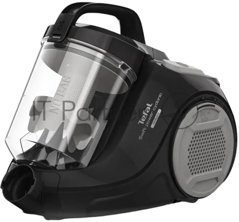 Пылесос Tefal TW2925EA черный, 750/2100 Вт, уборка сухая, пылесборник контейнер 1.2 л