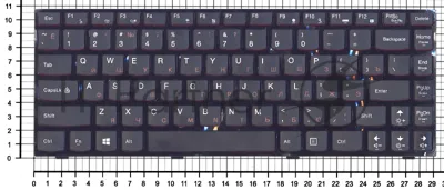 Клавиатура для ноутбука Lenovo IdeaPad Y410P черная