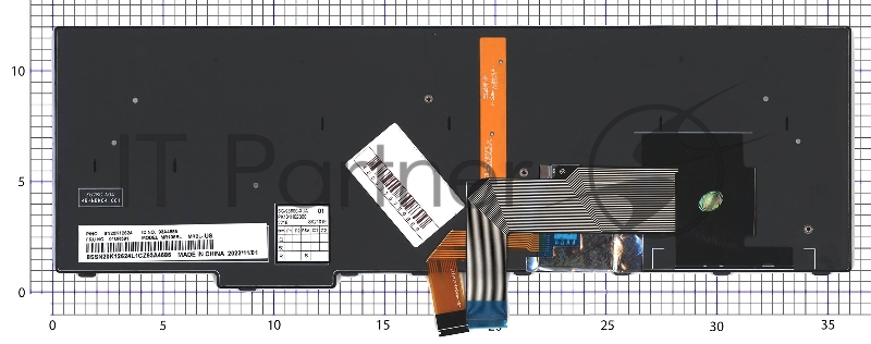 Клавиатура для ноутбука Lenovo Thinkpad S5 2nd Gen черная с подсветкой