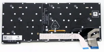Клавиатура для ноутбука Lenovo ThinkPad X13 Gen 2 серая с подсветкой