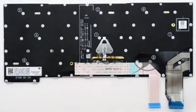 Клавиатура для ноутбука Lenovo ThinkPad X13 Gen 3 серая с подсветкой