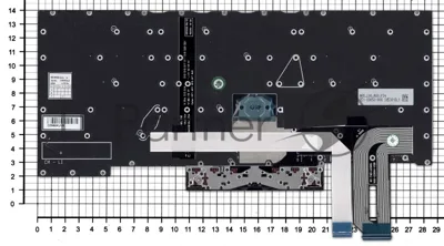 Клавиатура для ноутбука Lenovo ThinkPad X1 Extreme 2nd Gen. черная с подсветкой