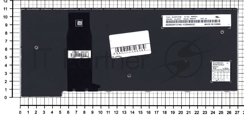 Клавиатура для ноутбука Lenovo ThinkPad Yoga 11e 5th Gen черная