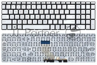 Клавиатура для ноутбука HP 15-db000 серебристая