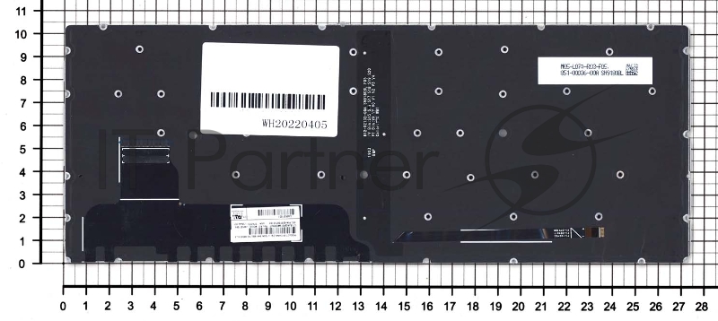 Клавиатура для ноутбука HP EliteBook x360 830 G5 черная с подсветкой