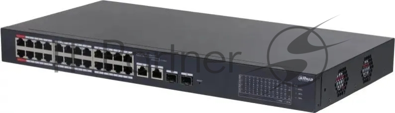 Коммутатор Dahua DH-CS4226-24ET-240, 2×1 Гбит/с + 2×1 Гбит/с Combo, управляемый