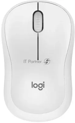 Мышь беспроводная Logitech M240 SILENT белый, 4000 dpi, Bluetooth, кнопки - 3