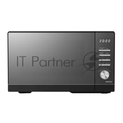 Микроволновая печь Centek CT-1564 черный, 23 л, 800 Вт, переключатели - кнопки, поворотный механизм