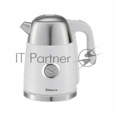 Чайник электрический Sakura SA-2178W Premium белый, 1.7 л, 2200 Вт