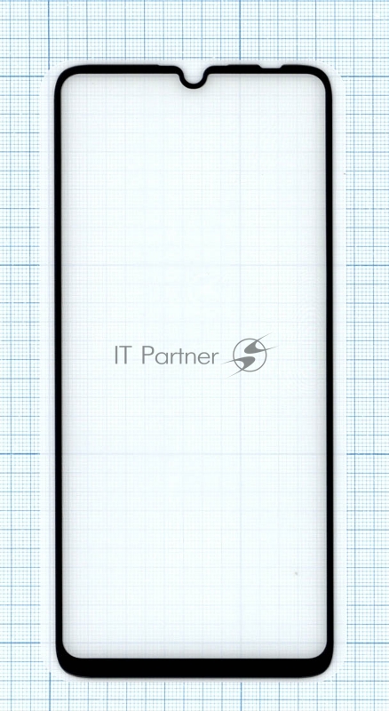 Защитное стекло "Полное покрытие" Honor X7a черный