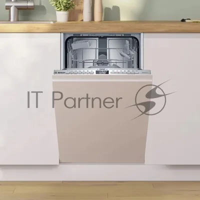 Встраиваемая посудомоечная машина Bosch SPV4HMX10E, серебристый, 44.8 см, 10 компл., 44 дБ, класс A++