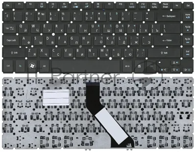 Клавиатура для ноутбука Acer Aspire V5-471 V5-431 M5-481T черная