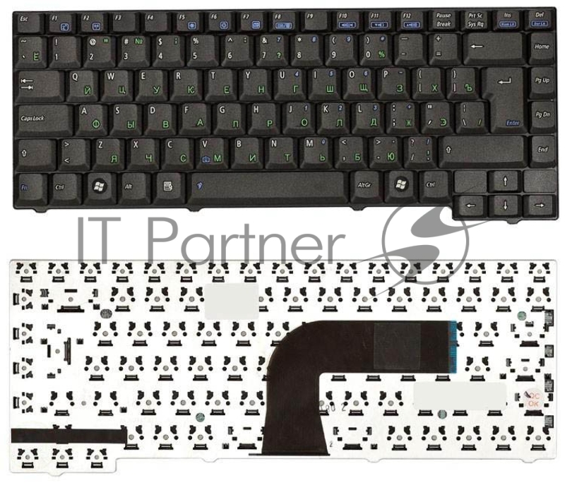 Клавиатура для ноутбука Asus A3A A3E A3H A3V черная