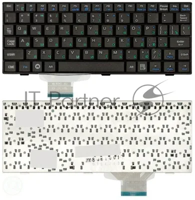 Клавиатура для ноутбука Asus Eee PC 700 701 900 901 черная
