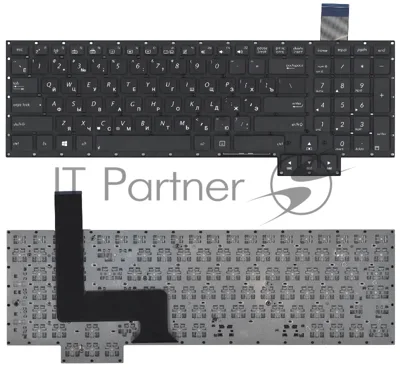 Клавиатура для ноутбука Asus G750 G750JX G750JW черная без рамки