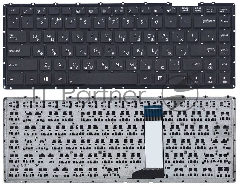 Клавиатура для ноутбука Asus X451 X451CA черная