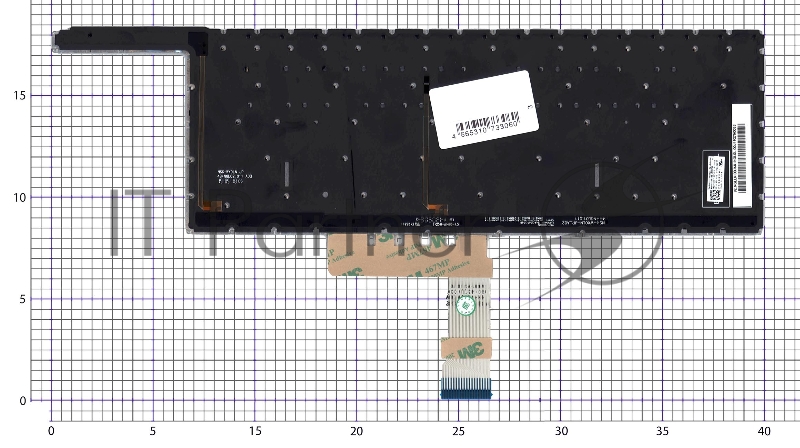 Клавиатура для ноутбука Asus Zenbook Pro Duo UX581G UX581GV черная