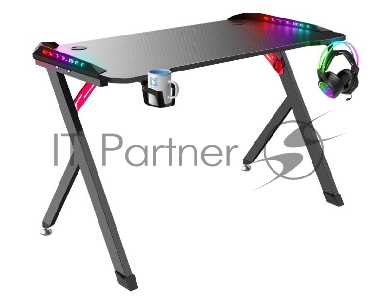 Стол игровой Defender GAMING SPIRIT RGb черный