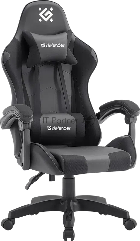 Кресло игровое Defender OKAS BLACK/GREY PU