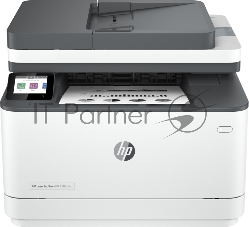 МФУ лазерное HP LaserJet Pro 3103fdn (3G631A), A4, ч/б, печ. 33 стр/мин., скан. до 19 стр/мин. (ч/б) 8 стр/мин. цвет, 1200x1200 dpi, USB, Ethernet